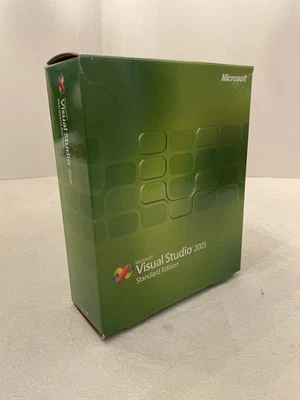 Microsoft Visual Studio 2005 Standard Edition Complete 5 Disc Set With Key Used - Image 1 of 3