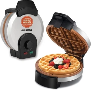 Gourmia Belgian Waffle Maker – Adjustable Browning Control, Nonstick Plates - Picture 1 of 5