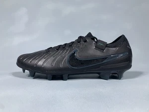 Nike Tiempo Legend 10 Elite FG Black Soccer Cleats DV4328-002 Men 6 / Women 7.5 - Picture 1 of 10