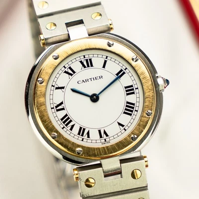 Cartier Santos Vendome 8191 Stahl/Gold - Box + Serviceheft - Bild 1 von 4