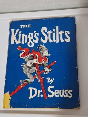 1939 The King's Stilts Dr Seuss Hardcover With Dust Jacket, See Photos — 第 1/4 张图片