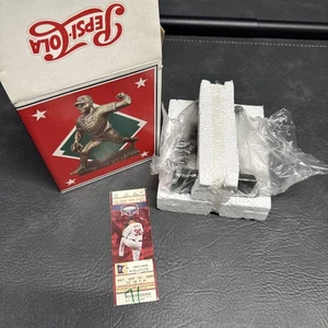 Pepsi Cola Figure James Lee Jim Kaat - With Game Ticket - Picture 1 of 7