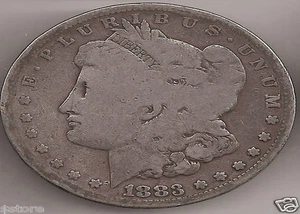 1883-S SILBER MORGAN DOLLAR  - Bild 1 von 2
