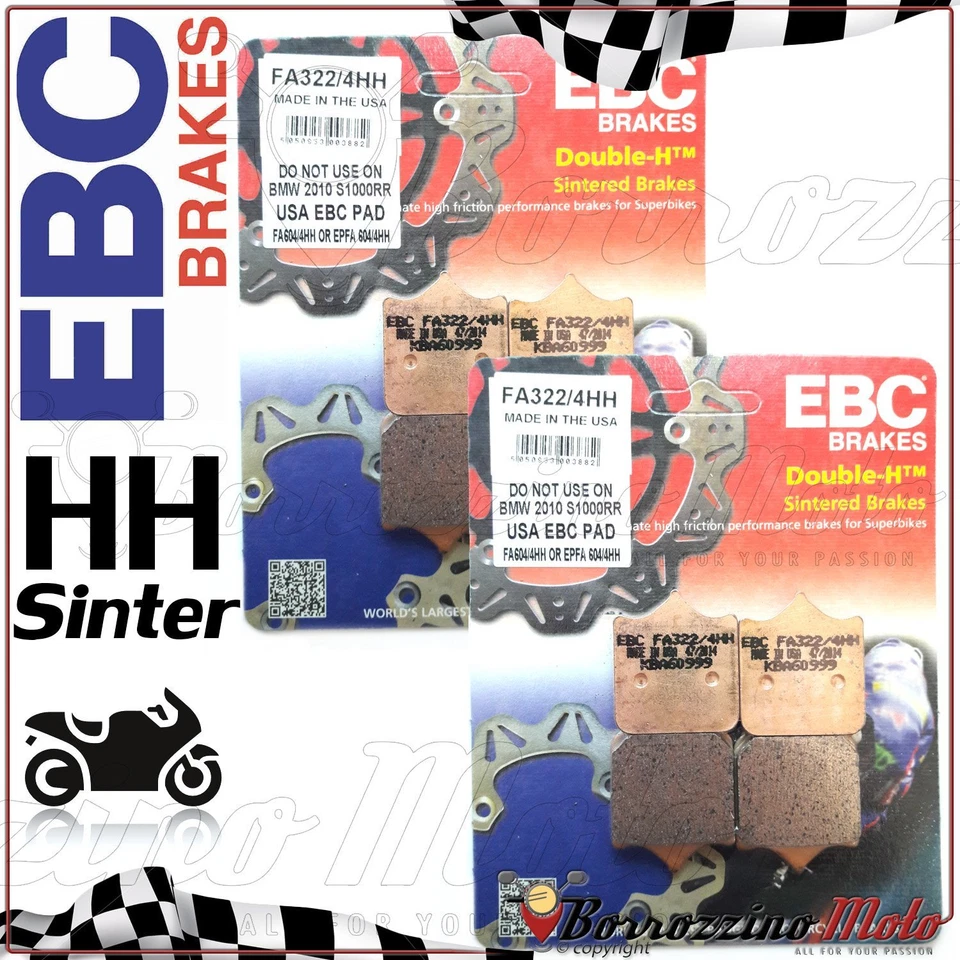 Brake Pads Anterior Sinter EBC FA322HH Ducati 999 R 2002 - Image 1 of 1
