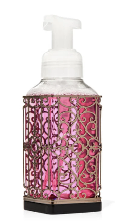 Bath and Body Works Gentle Foaming Soap Holder Ornate Gate Resin Silver SD160