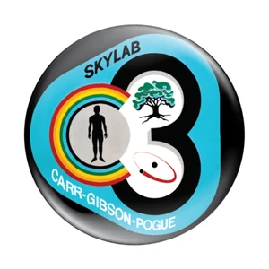 NASA Skylab SLM-3 Button Badge 58mm (2.25") Skylab 3 Mission Patch - Picture 1 of 2