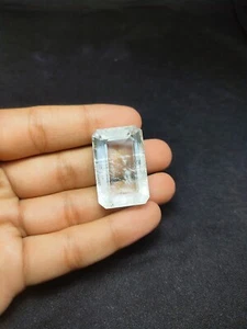 Mesmerizing Natural Clear Quartz Octagon with Stunning Inclusions  96 Carats - Picture 1 of 6