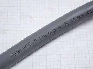 Alpha Wire 5430/9 18/9C XtraGuard 1 Shielded 105C/600V Power/Control Cable /1ft - Picture 1 of 11