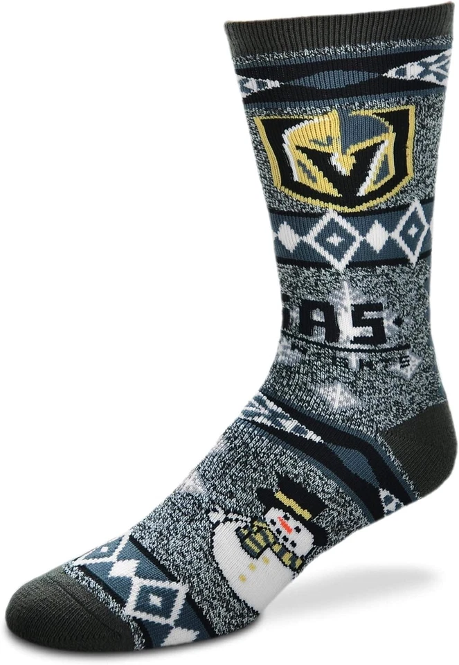 Calcetines Vegas Golden Knights para hombre talla grande 10 a 13 vacaciones Navidad Foto 1 de 1