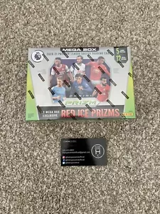 2020-21 Panini Prizm Premier League Soccer Mega Box Sealed 60 Cards Red Ice - Picture 1 of 2