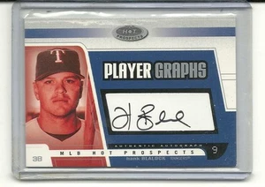 2003 Hot Prospects-Player Graphs-Hank Blalock-022/400 - Picture 1 of 1