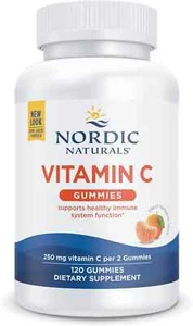 Nordic Naturals Vitamin C Gummies Tangerine Flavour, Immune Support 120 Gummies - Picture 1 of 3