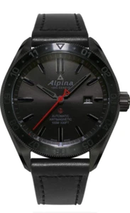 ALPINA MENS  BLACK ALPINER 4 SHADOW LINE  AUTOMATIC WATCH AL-525BB5FBAQ6 - Picture 1 of 7