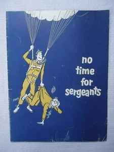 NO TIME FOR SERGEANTS Souvenir Program JAMES HOLDEN / LOUIS BEACHNER Tour 1958 - Picture 1 of 4