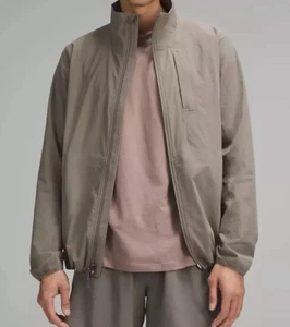 Lululemon Sojourn Windbreaker Jacket Carbon Dust Men Size XL New - Picture 1 of 5