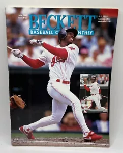 Beckett Baseball Card Monthly #123 June 1995 Kenny Lofton & Michael Jordan - Picture 1 of 2