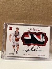 2017 Panini Flawless Collegiate Lauri Markkanen Rookie RC Ruby Patch Auto /20!!!