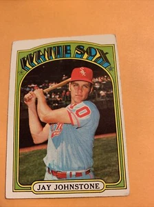 #233 Jay Johnstone chicago white sox 1972 Topps Baseball Card Cb16 - Picture 1 of 3