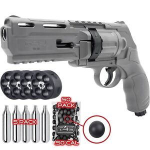 Umarex TR50 Paintball Revolver w/ 50 Paintsoft Balls & 5 CO2 (2280182) Gray