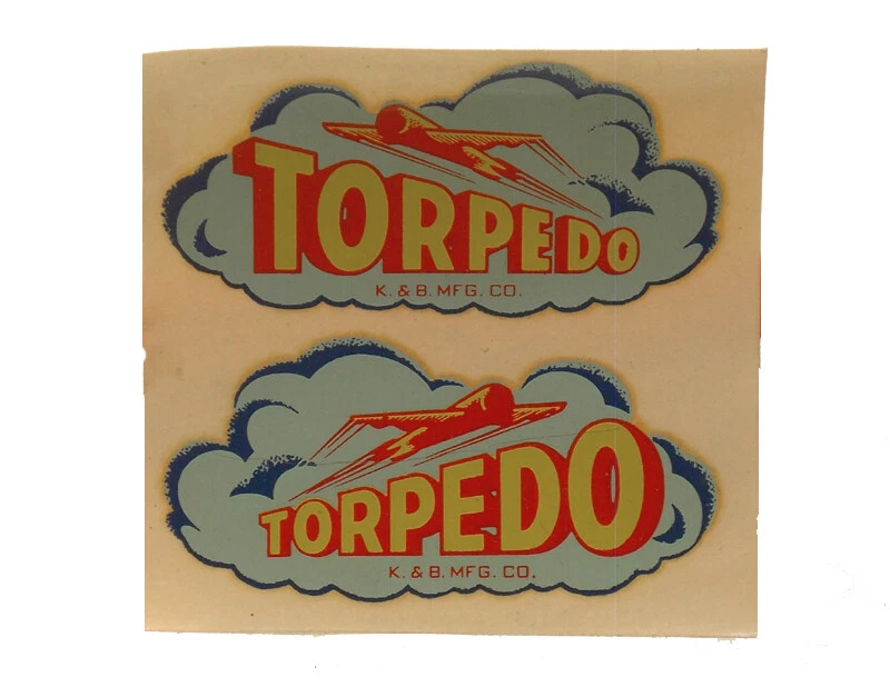 OLD STOCK ORIGINAL K&B TORPEDO WATER SLIDE DECAL - Image 1 of 1