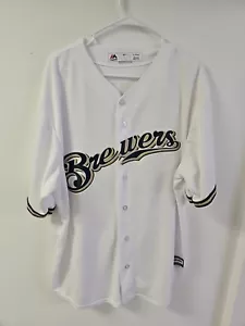 Christian Yelich #22 Milwaukee Brewers Majestic Cool Base MLB Trikot Herren XL - Bild 1 von 9