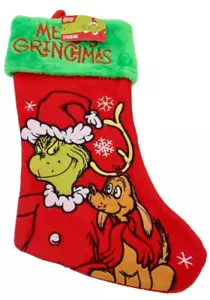Dr. Seuss The Grinch and Max Merry Grinchmas Stocking 2023 NEW Christmas Holiday - Picture 1 of 3