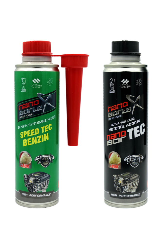 NanoBorTeX Öl Additiv + Benzin Zusatz NanoBorX Power Motorschutz Bor Schutz