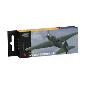 Juego de pintura esmaltada Arcus #E1012 VVS RKKA verano 1941 6 colores 10 ml para kit modelo - Imagen 1 de 14