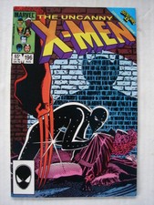 X-MEN UNCANNY #196 MARVEL COMIC SECRET WORS X-OVER AUGUST 1985