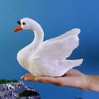 Artificial Swan Model Swan Figurine Statue for Micro