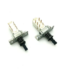 2 x Interruptor de presión ALPS / Juego de botones // 1x // HiFi/Audio y medidores // NOS - Imagen 1 de 2