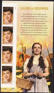 Scott #4077 Judy Garland (Legends of Hollywood) Plate Block of 4 Stamps MNH PC#3 - Picture 1 of 2