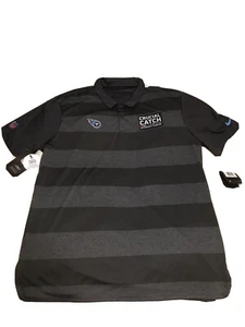 Nike Polo TENNESSEE TITANS Crucial Catch Intercept Cancer Men’s XL NWT Golf - Picture 1 of 7