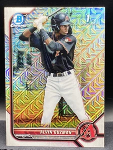 2022 Bowman Chrome Alvin Guzman 1st Bowman Mojo Refractor #BCP-18 Diamondbacks - Picture 1 of 2