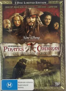 Pirates Of The Caribbean At Worlds End DVD Film 2 Disc Limited Edition PAL 4 - Picture 1 of 5