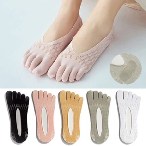 1 Pairs Women Invisible Orthopaedic Compression Socks Toe Socks Ultra Low Cut - Foto 1 di 23