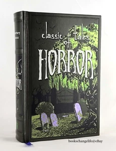 CLASSIC TALES OF HORROR Poe Stoker Doyle Lovecraft James etc Leather Bound - Picture 1 of 8