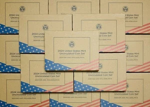 2024 United States Mint Uncirculated Coin Set D - P 20 Coins Sealed Box #C1021 - Picture 1 of 4