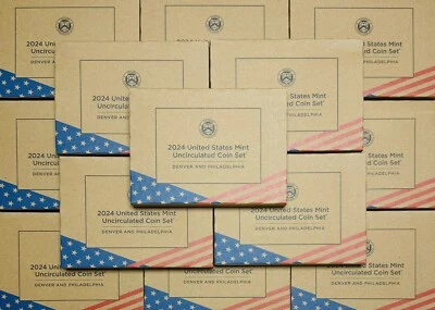 2024 United States Mint Uncirculated Coin Set D - P 20 Coins Sealed Box #C1021 - Image 1 of 4