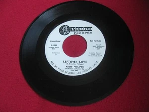 ANDY PHILIPPE "LEFTOVER LOVE" MEGA RARE 1959 MINT MINUS PROMO VIRGO 1000 LQQQK!! - Picture 1 of 2