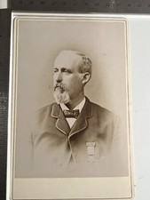 Antique Cabinet Card Distinguished Gentleman With Identifiable GAR Medal