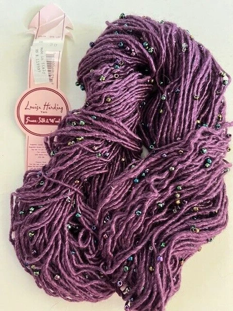 Louisa Harding "Grace" -  one hank hand embellished with beads - purple - Image 1 of 2