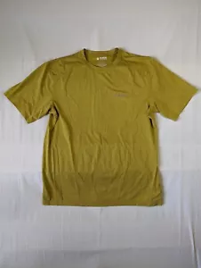 Camicia Mountain Hardgear uomo grande Duluth Trading gialla manica corta strato base - Foto 1 di 10