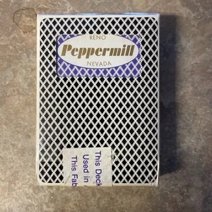 Vintage PEPPERMILL HOTEL CASINO RENO Nevada Paulson Spielkartenspiel - gebraucht KOMPLETT - Bild 1 von 8