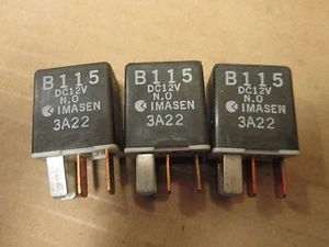 3X MAZDA B115 IMASEN RELAY FUSE OEM TESTED FREE SHIPPING - Picture 1 of 6