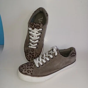 Very G grau grau Animal Print Leopard Turnschuhe Größe 9,5 - Bild 1 von 12