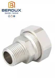 Hummel Stahlrohr Adapter für 1/2 Rohr mit R 1/2 Aussengewinde Heizung NEU & OVP - Bild 1 von 17