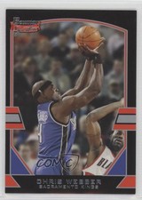 2003-04 Bowman Signature Chris Webber #44 HOF