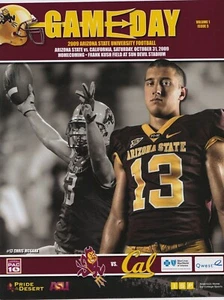 Cal Bears vs Arizona State Sun Devils Football Program 10/31/09 Chris McGaha - Picture 1 of 1