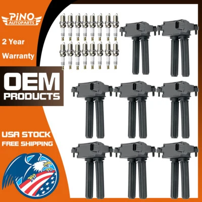 Bobinas de encendido OEM 8X + enchufes 16X para Dodge Durango Jeep Ram 2011-15 5,7 L V8 UF504 Foto 1 de 4